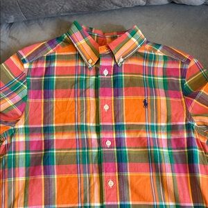 Polo Colorful Plaid Boy Shirt